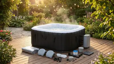 Le Plaisir d'un Jacuzzi Extérieur