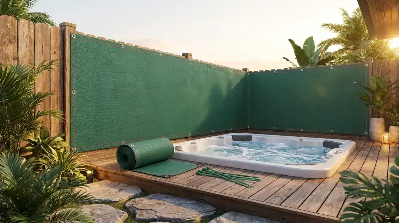 Brise-vent spa : Confort et intimité