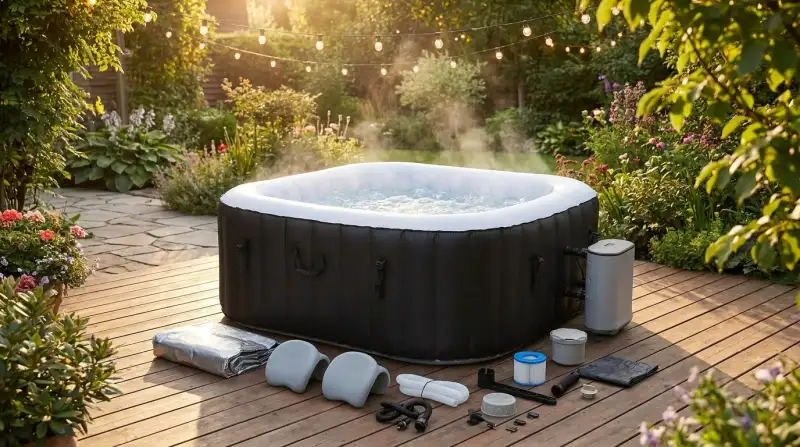Le Plaisir d'un Jacuzzi Extérieur
